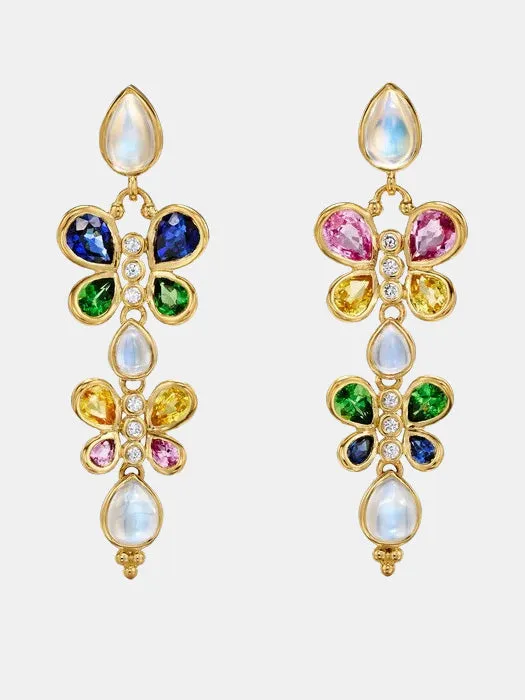 18k Precious Flutter Earrings