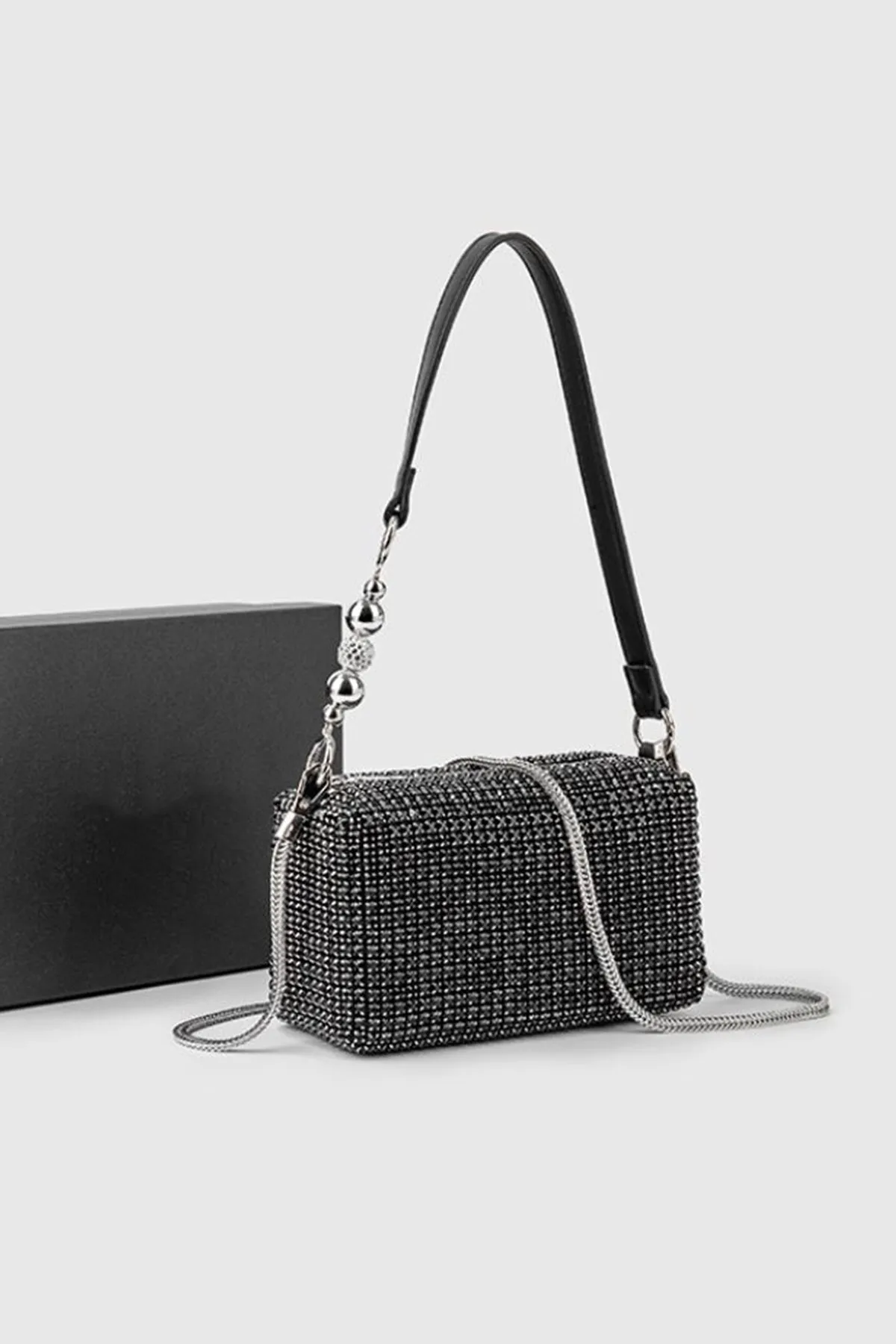 Black Moonstone Satchel - S23 - WHB0075