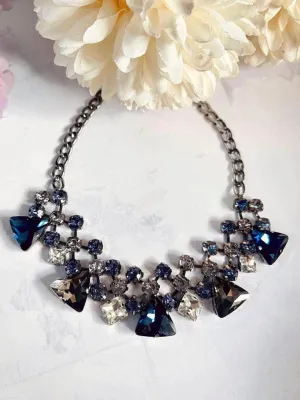 Blue Crystal Necklace