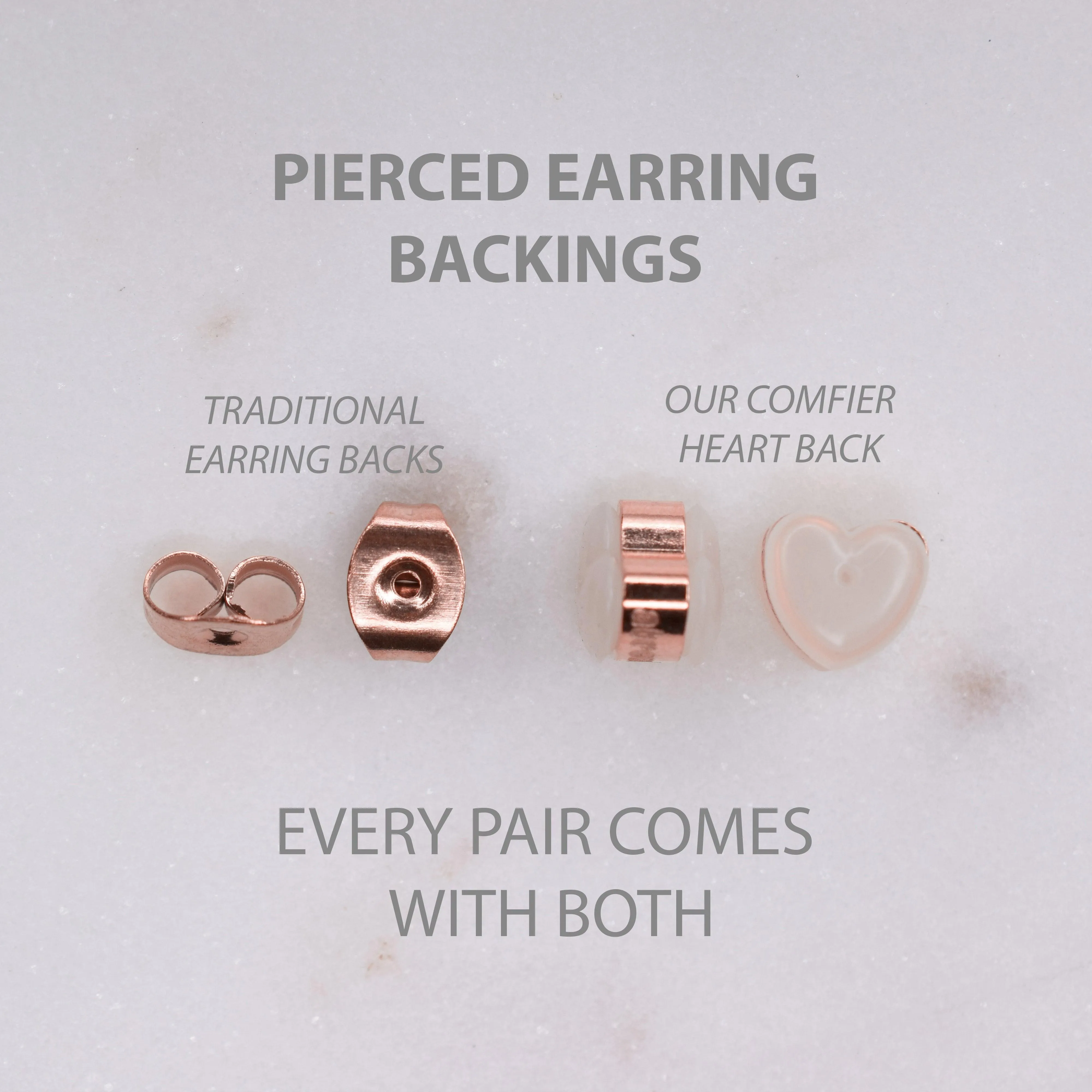 BOLD HOOP EARRINGS IN ROSE GOLD