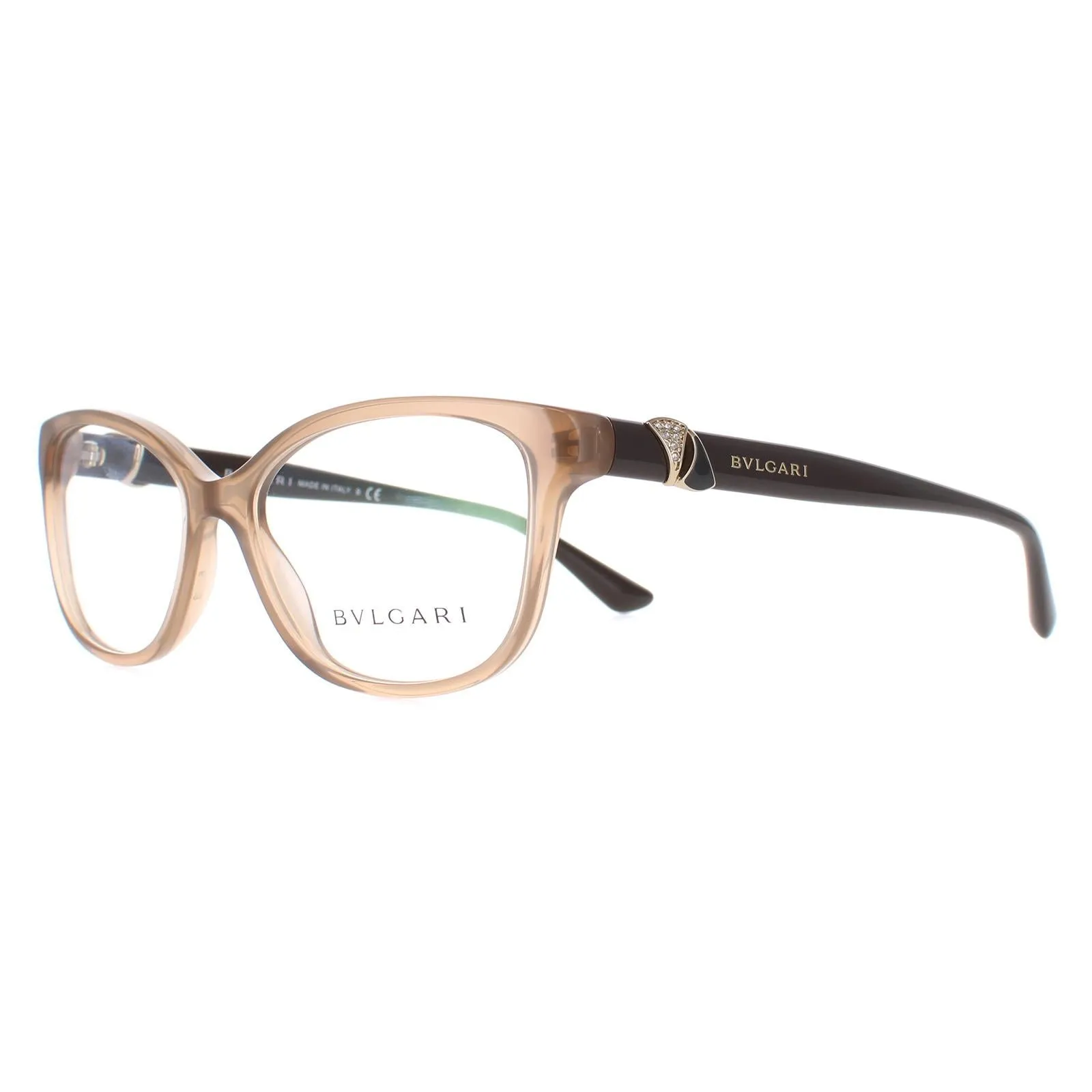 Bvlgari Glasses Frames 4128B 5406 Opal Beige 54mm Womens