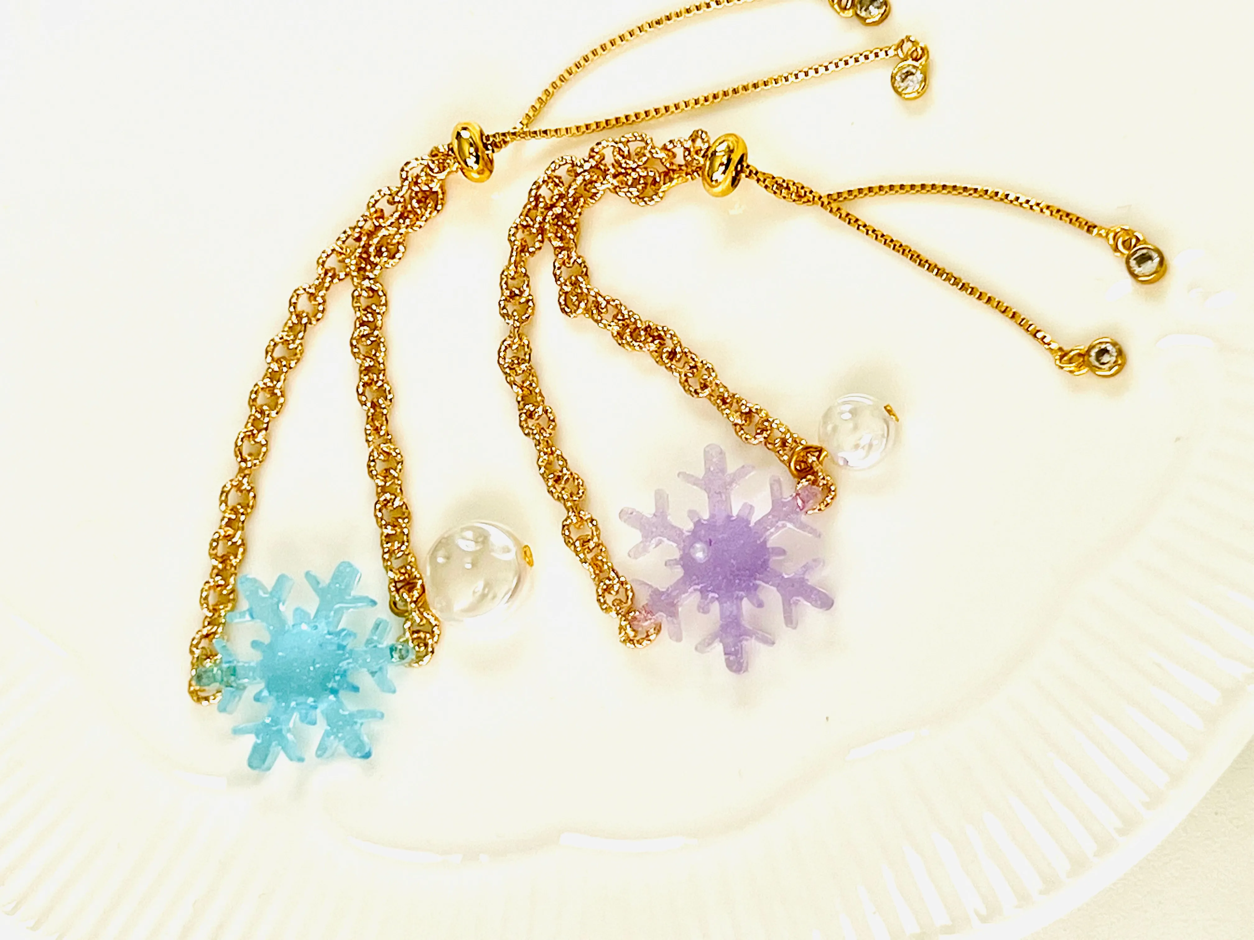 Christmas snowflake bracelets