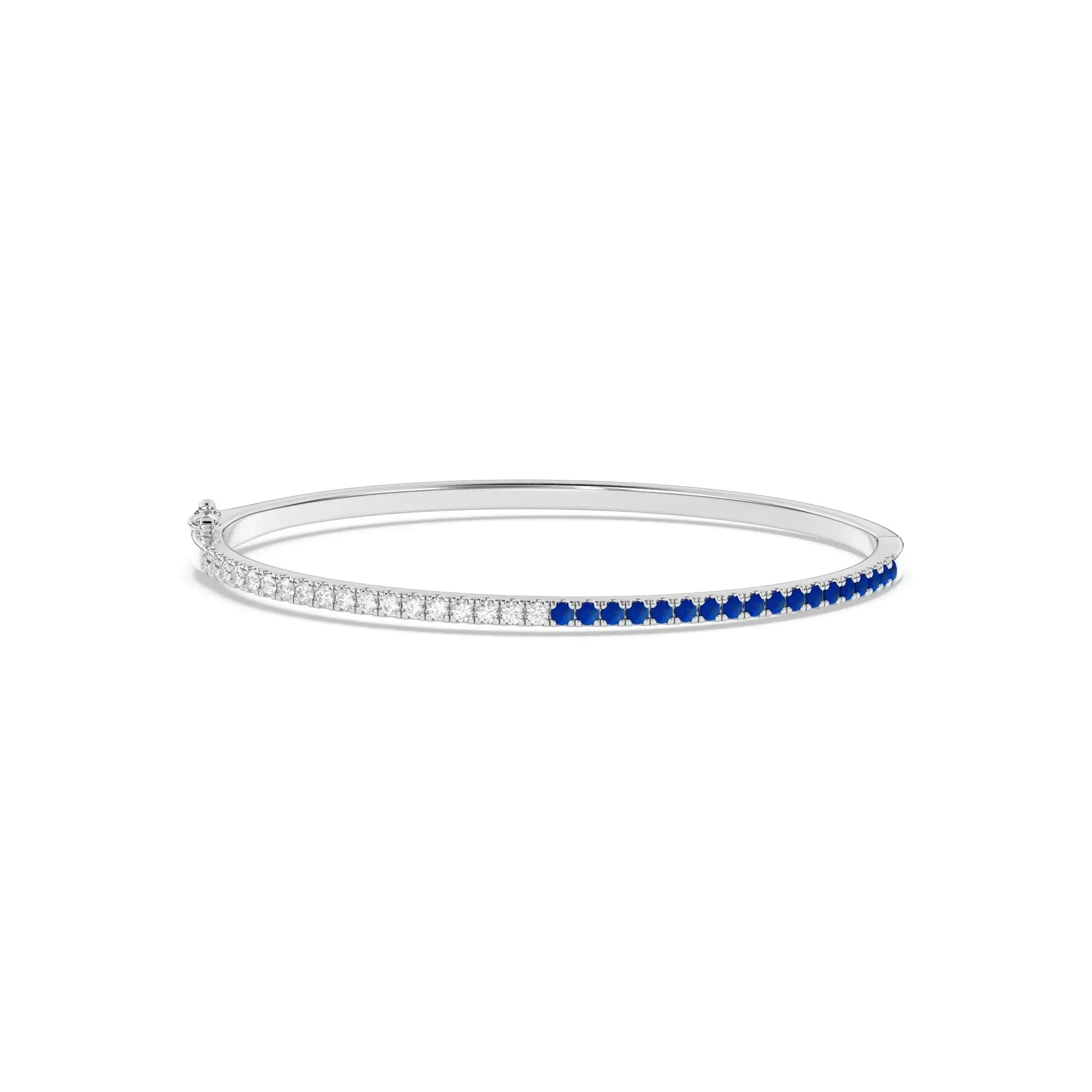 Diamond & Lapis Bangle