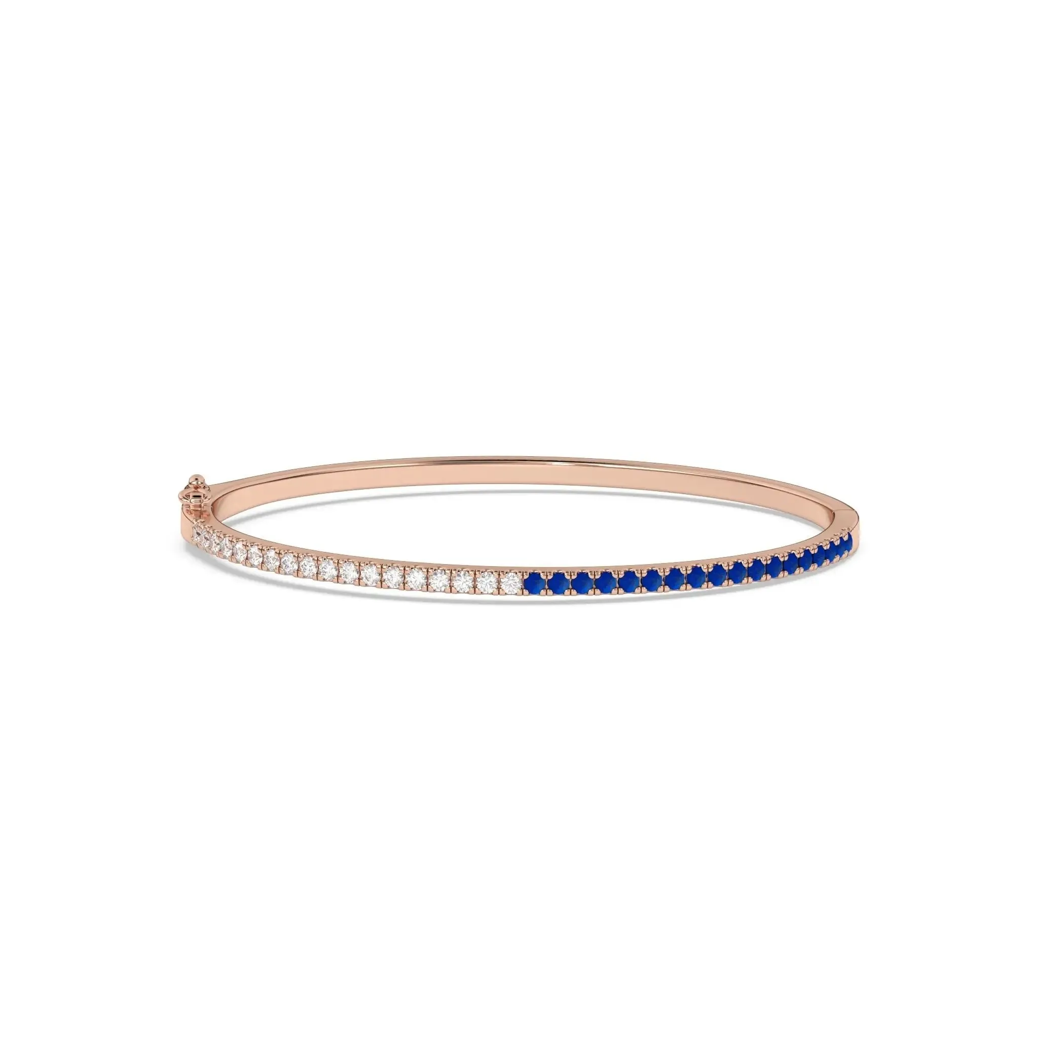 Diamond & Lapis Bangle