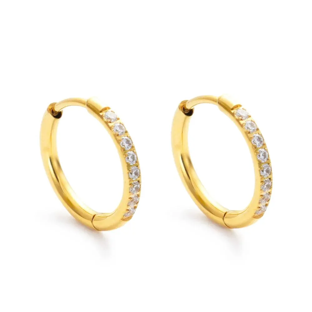 Evie Gold Hoop Earrings