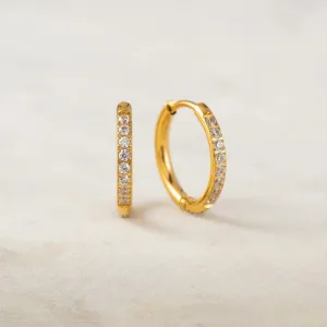 Evie Gold Hoop Earrings