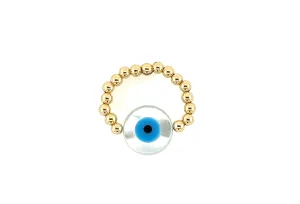 Evil Eye Opal Ring - XL