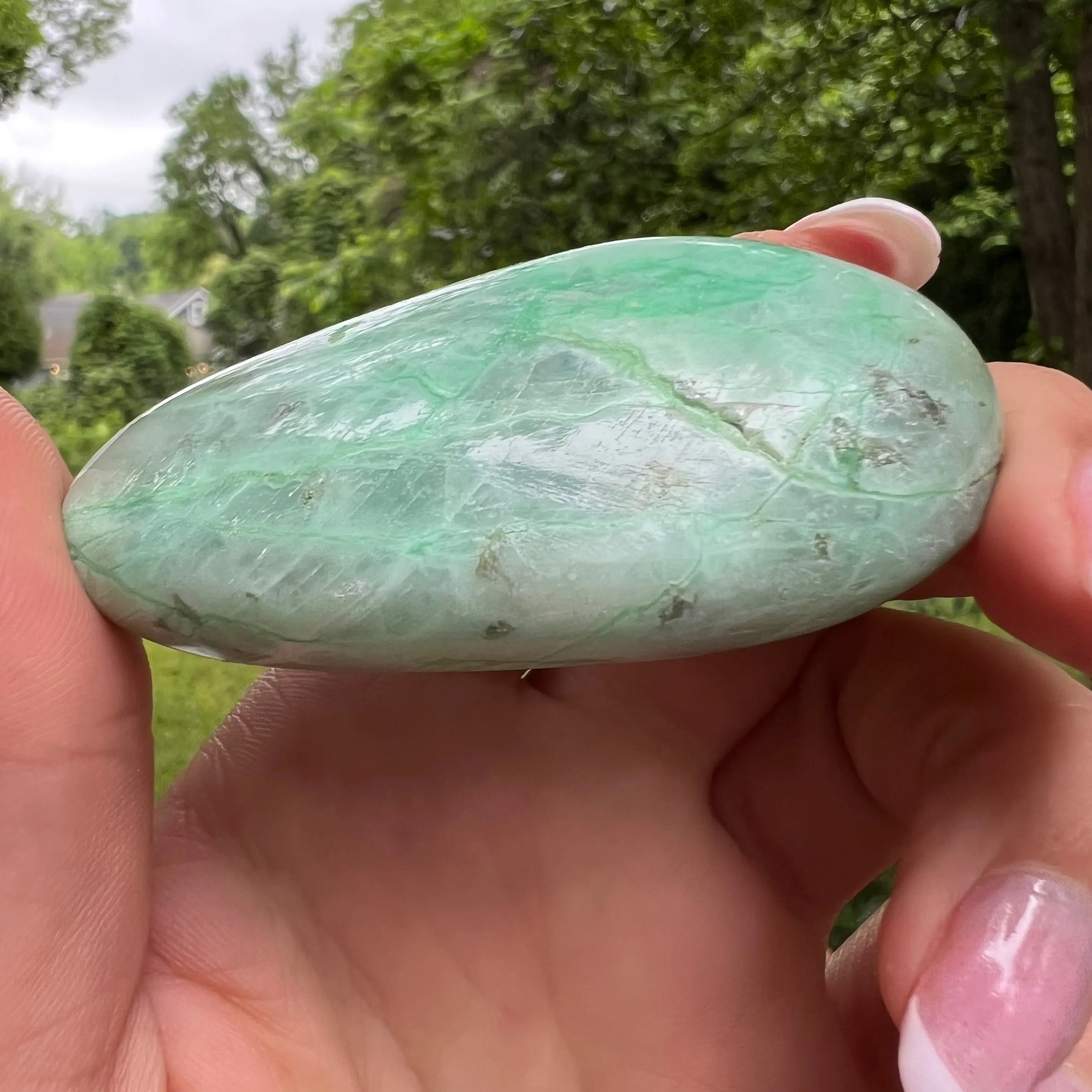 Garnierite Palm Stone (#3)