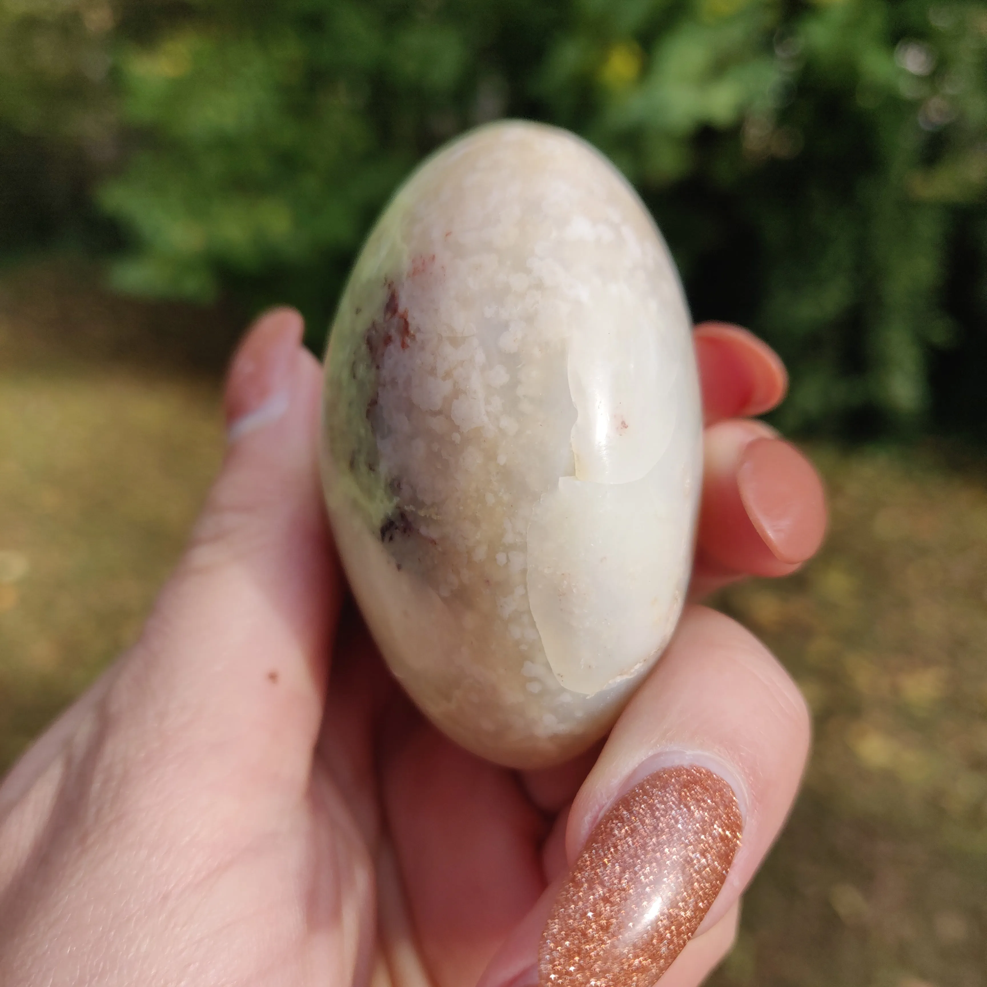 Green Opal Palm Stone (#3)