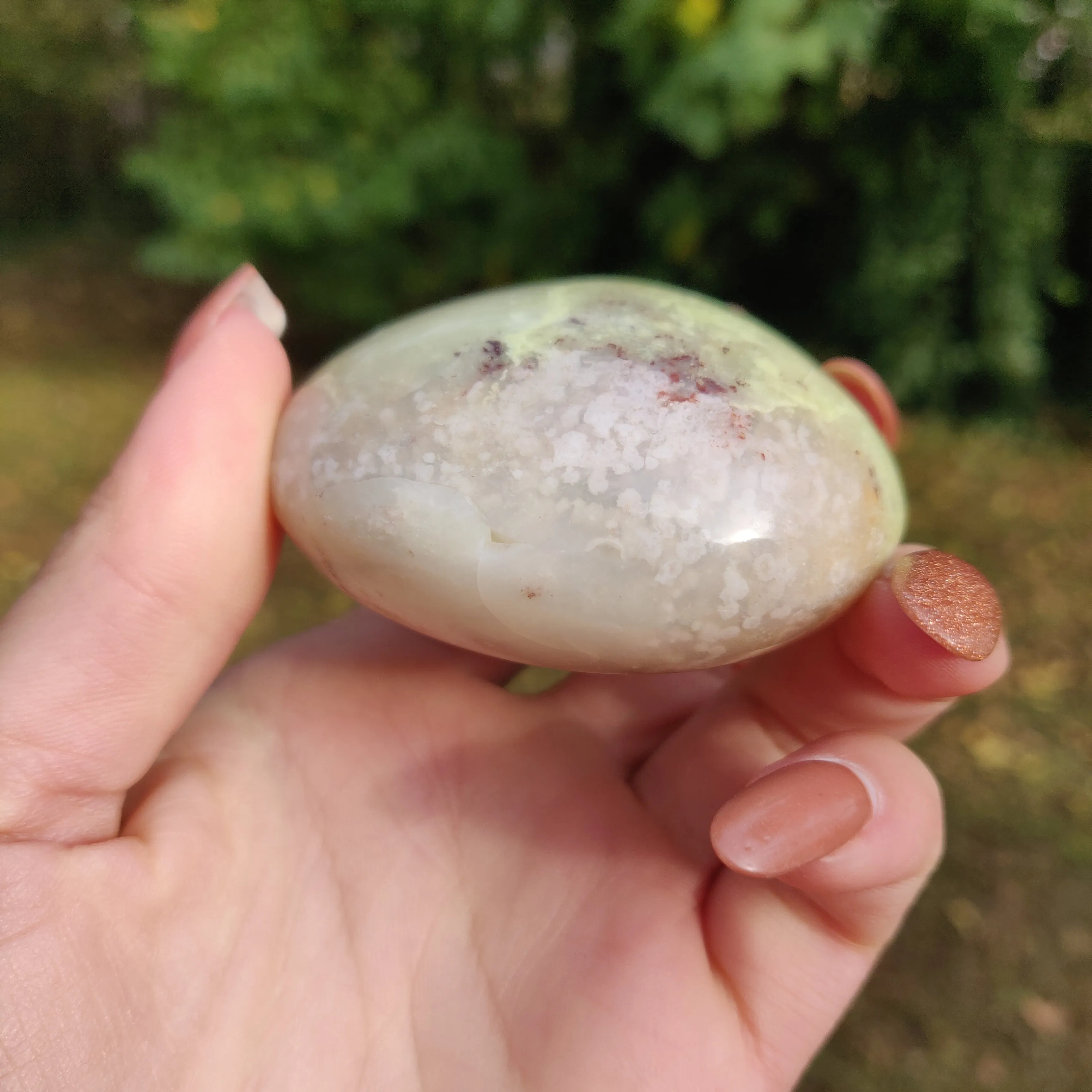 Green Opal Palm Stone (#3)