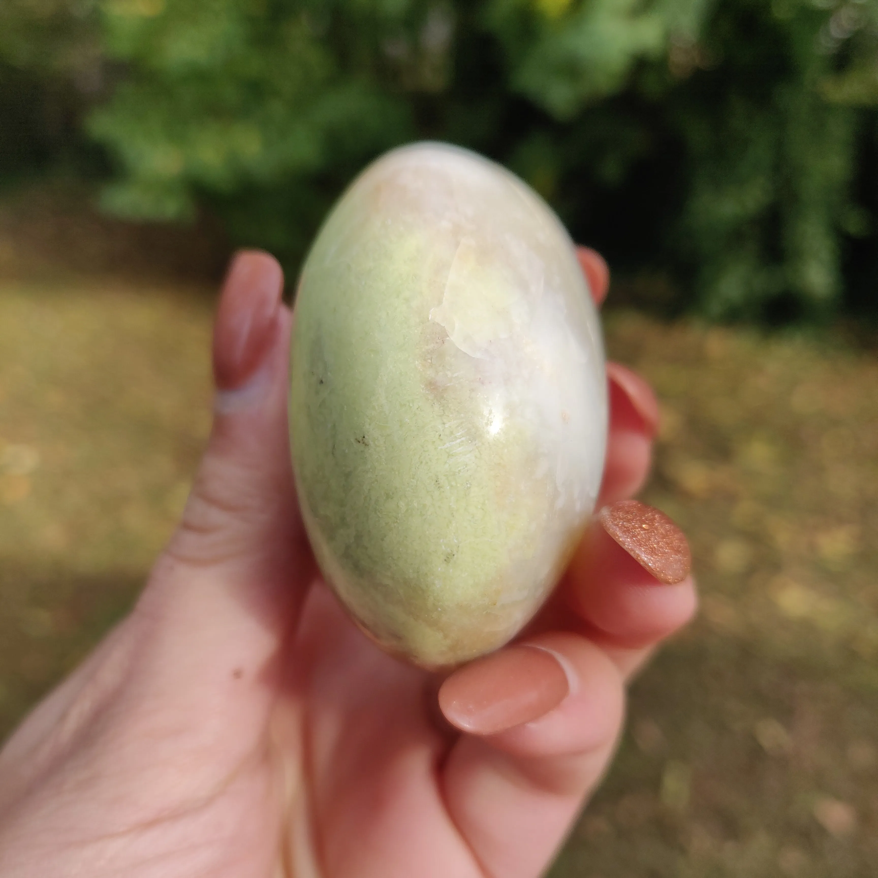 Green Opal Palm Stone (#3)