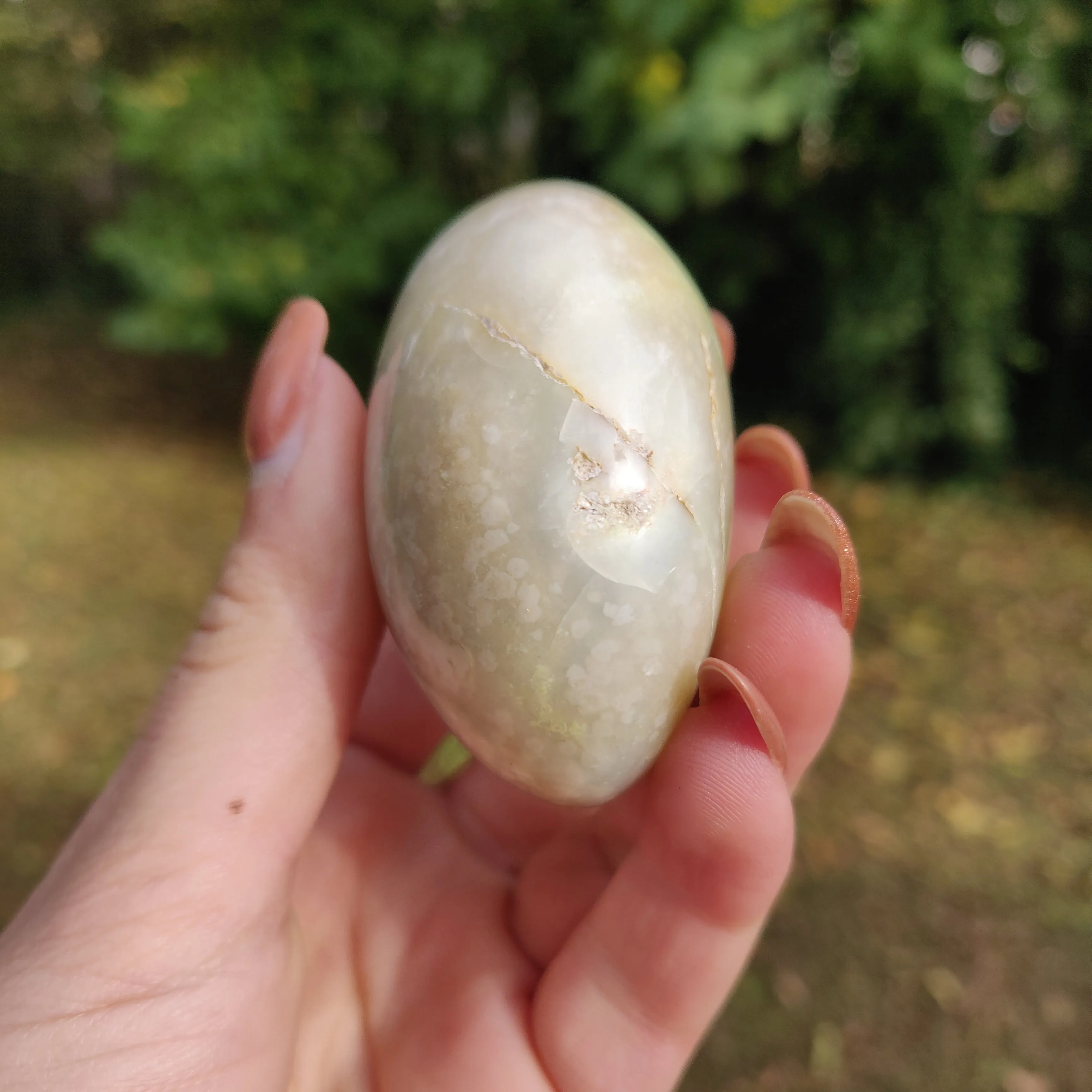 Green Opal Palm Stone (#3)