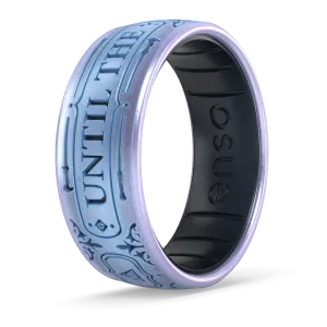 Harry Potter Silicone Ring - Until The Very End - Moonstone/Black Pearl