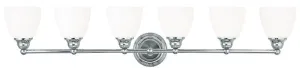 Livex Somerville 6 Light Polished Chrome Bath Light - C185-13666-05