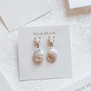 Moonstone And Pearl Drops