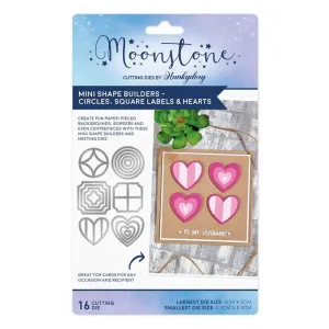 Moonstone Dies - Mini Shape Builders - Circles, Square Labels & Hearts