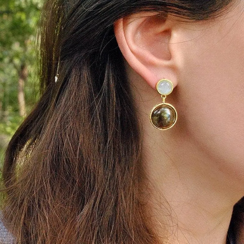 Mysterious Lake Dangle Earrings