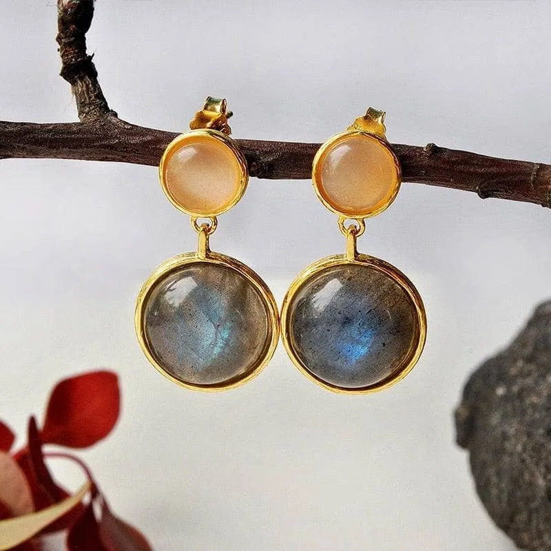 Mysterious Lake Dangle Earrings