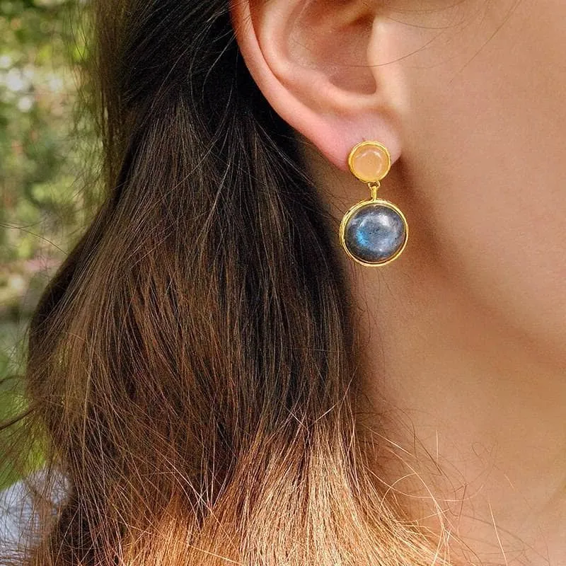 Mysterious Lake Dangle Earrings