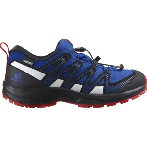 Salomon Juniors&#x27; XA Pro V8 CSWP Lapis Blue/Black/Fiery Red | Buy Salomon Juniors&#x27; XA Pro V8 CSWP Lapis Blue/Black/Fiery Red here | Outnorth