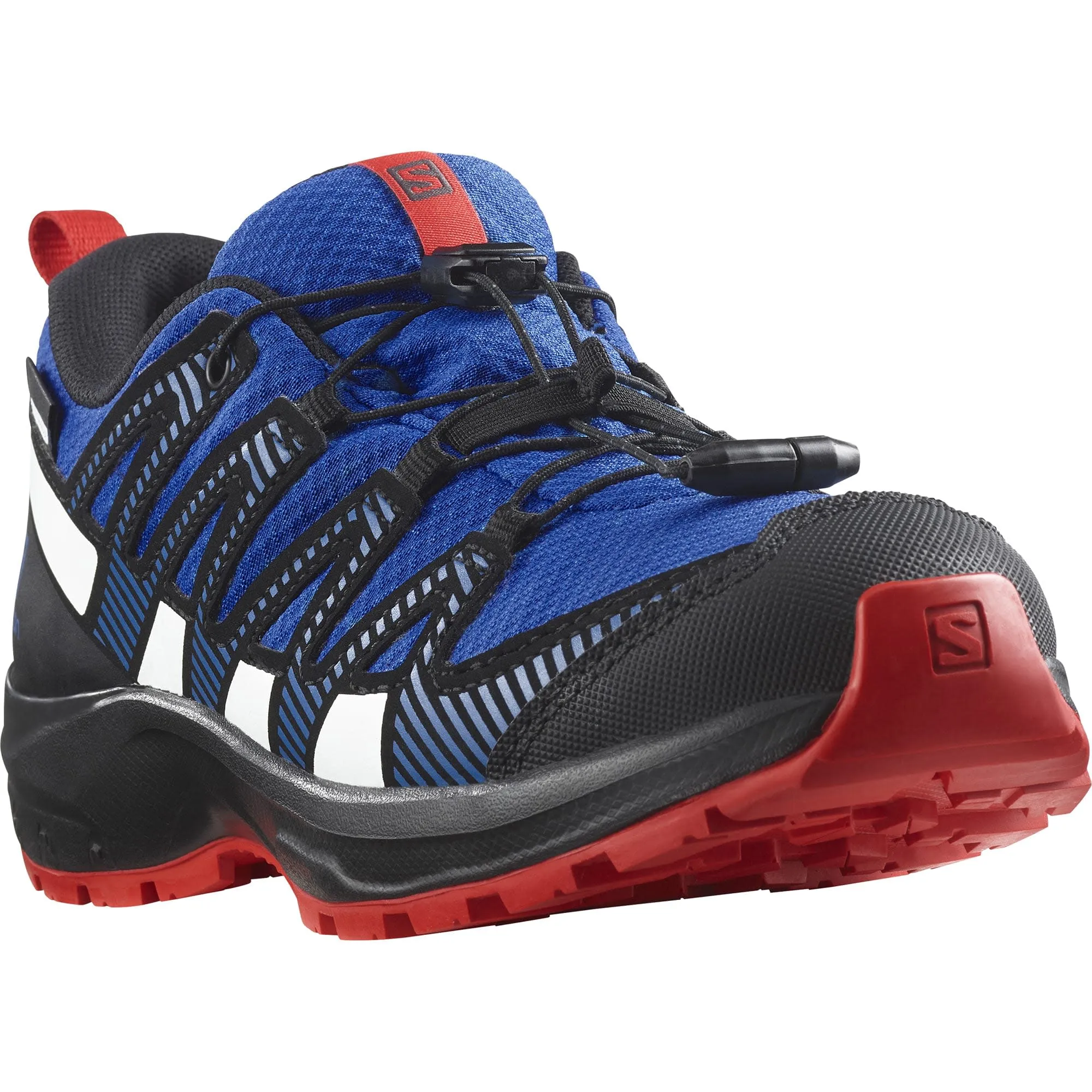 Salomon Juniors&#x27; XA Pro V8 CSWP Lapis Blue/Black/Fiery Red | Buy Salomon Juniors&#x27; XA Pro V8 CSWP Lapis Blue/Black/Fiery Red here | Outnorth