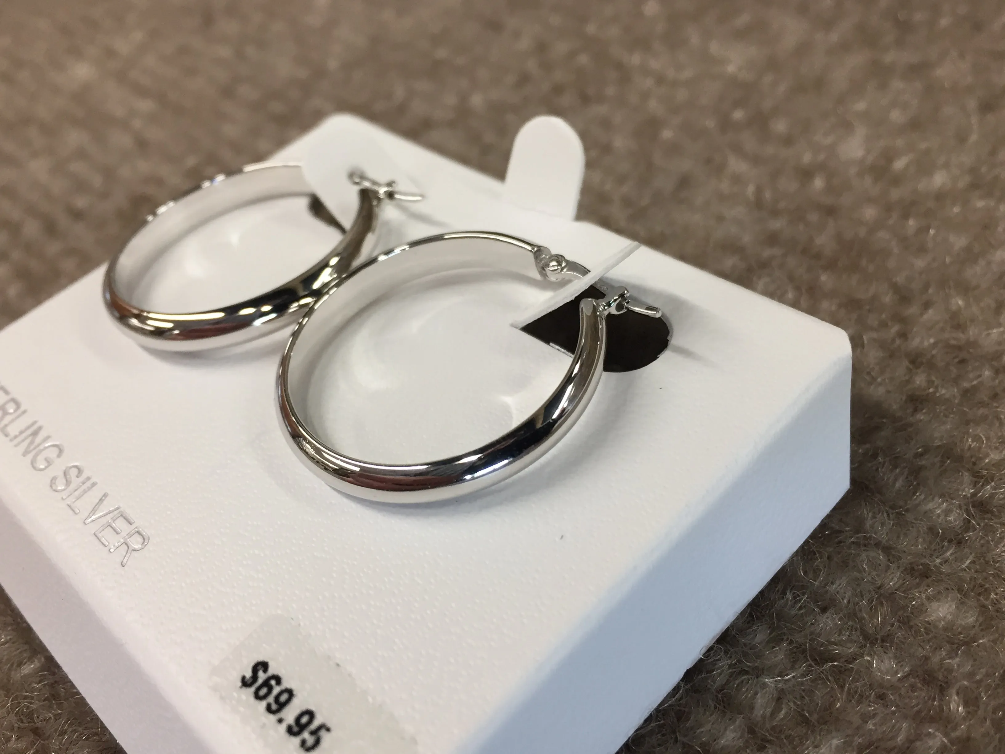 Silver Hoop Earrings