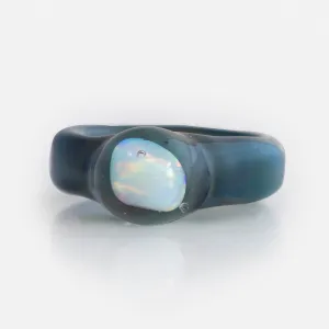 Small Opal Glass Ring