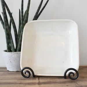 Small Square Serving Bowl Moonstone