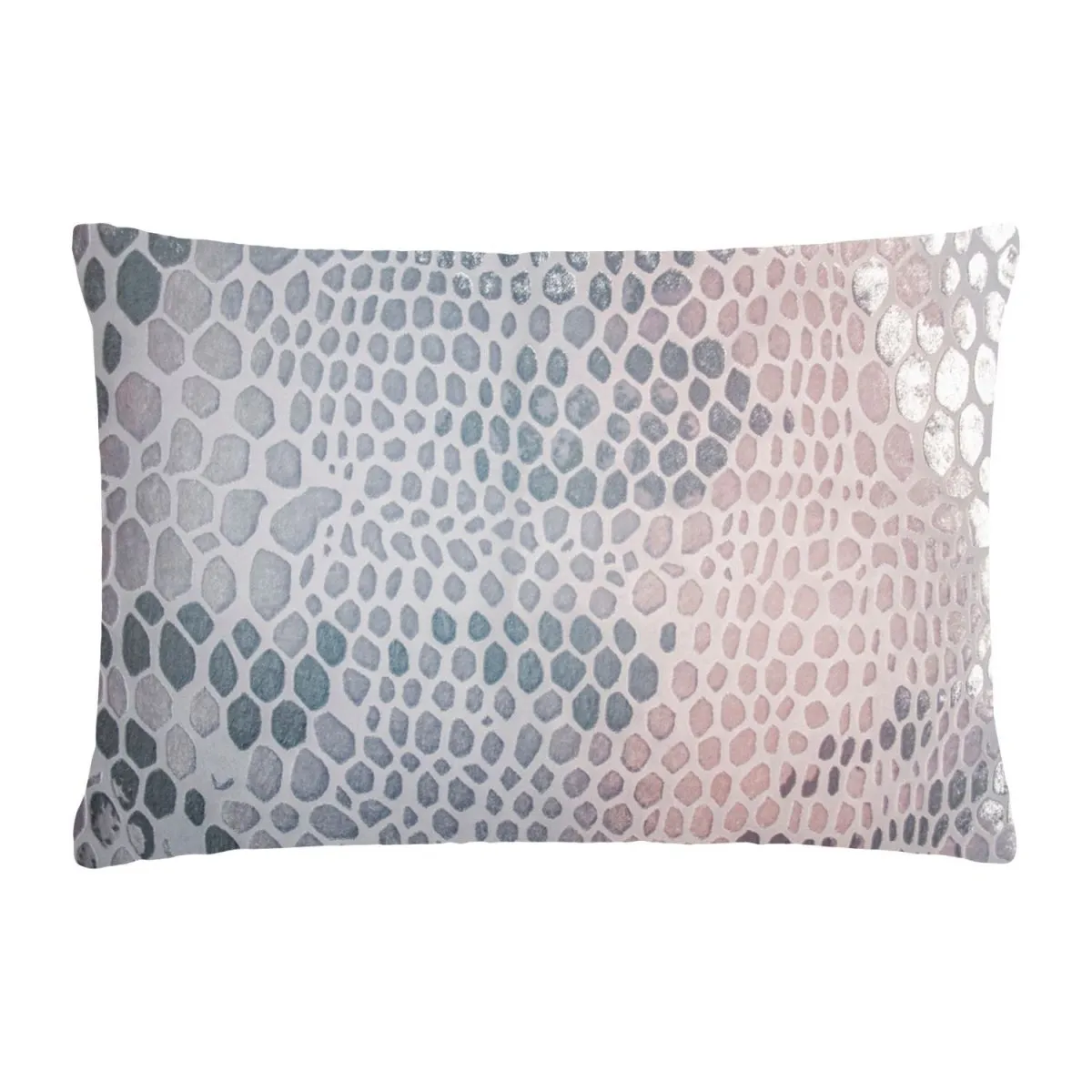 Snakeskin Moonstone Velvet Pillow by Kevin O'Brien Studio