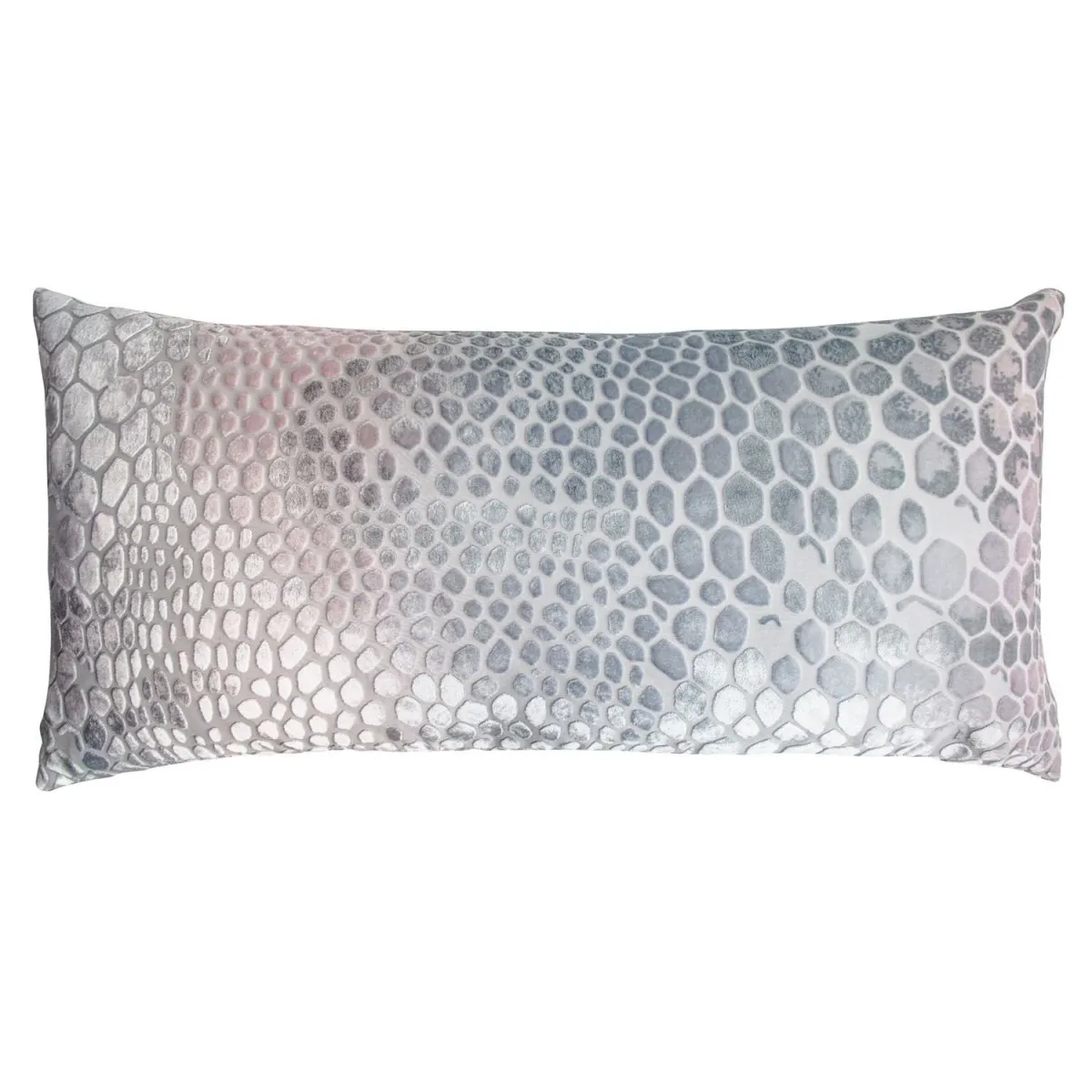 Snakeskin Moonstone Velvet Pillow by Kevin O'Brien Studio