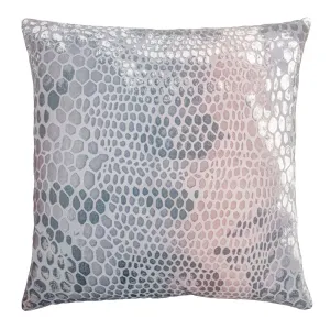 Snakeskin Moonstone Velvet Pillow by Kevin O'Brien Studio