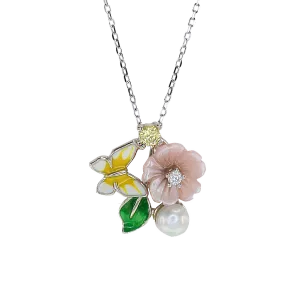 Spring Rockrose Necklace