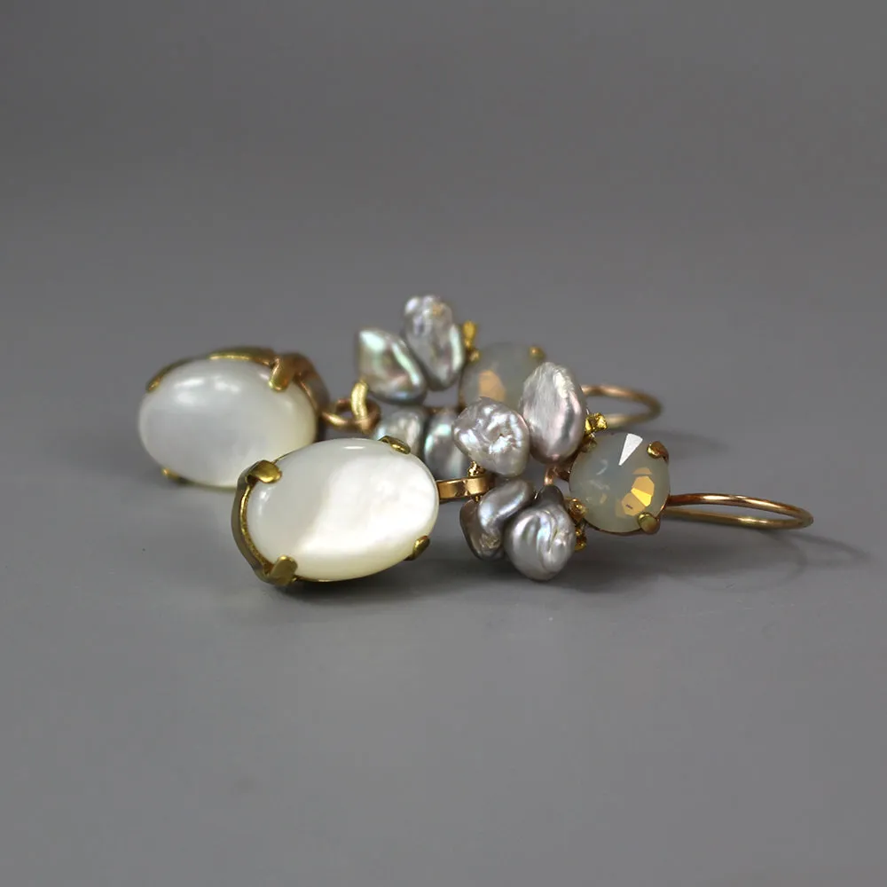 Swarovski Pearl Flamenco Earrings