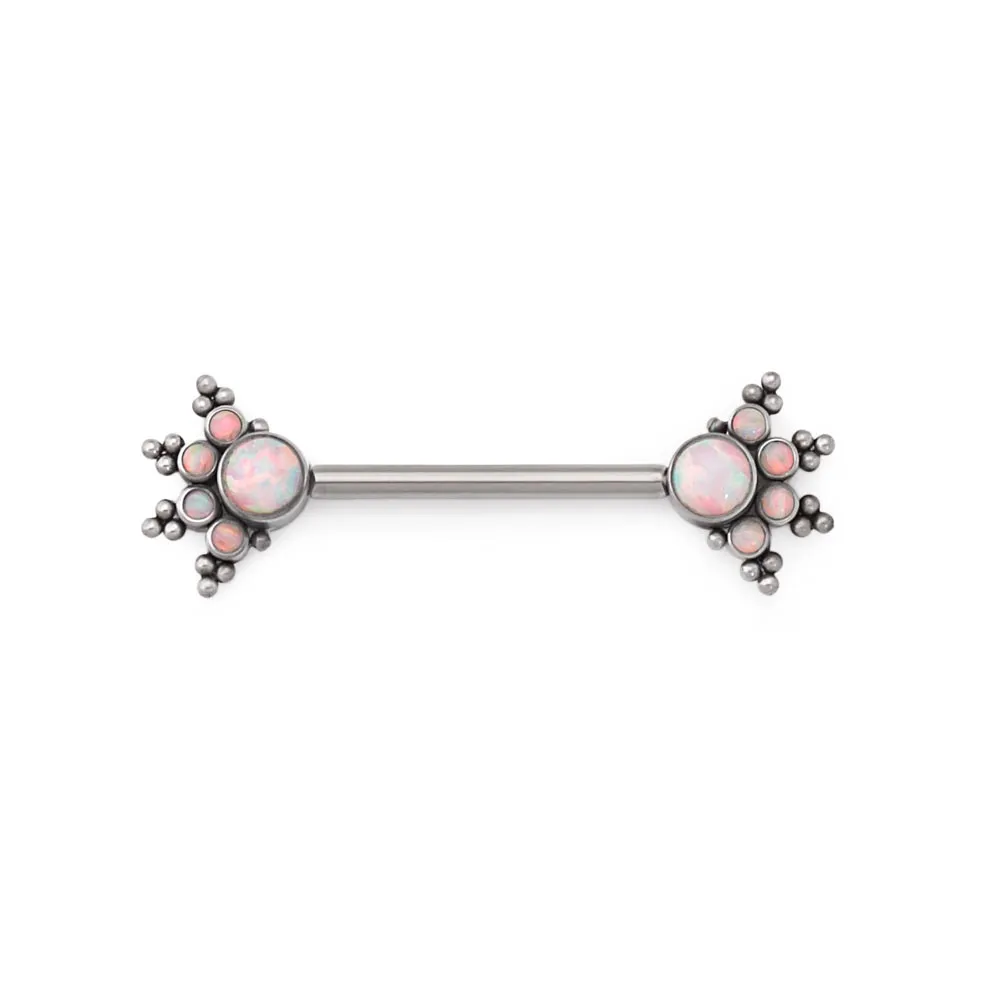 Tilum 14g Opal Burst Nipple Barbell - Price Per 1