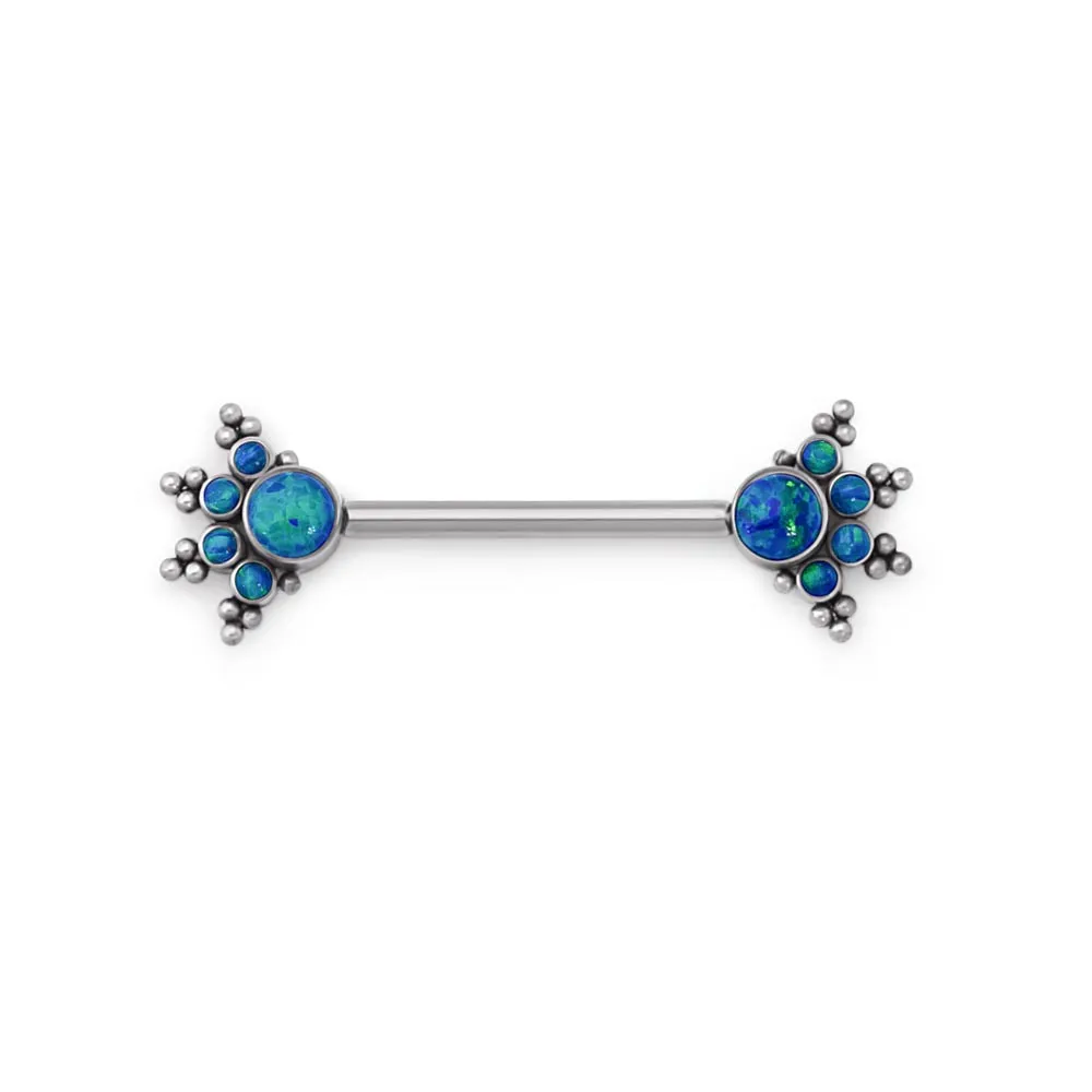 Tilum 14g Opal Burst Nipple Barbell - Price Per 1