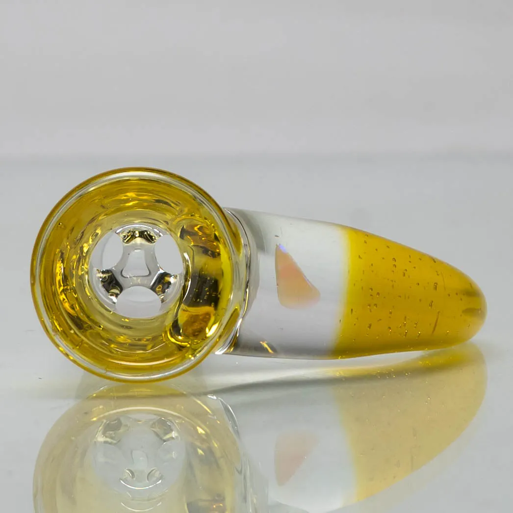 Unity Glassworks - 3 Hole Opal Horn Slide - 14mm - CFL Terps