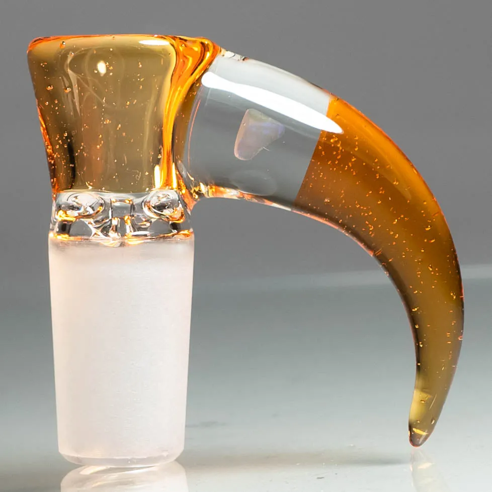 Unity Glassworks - 3 Hole Opal Horn Slide - 14mm - CFL Terps