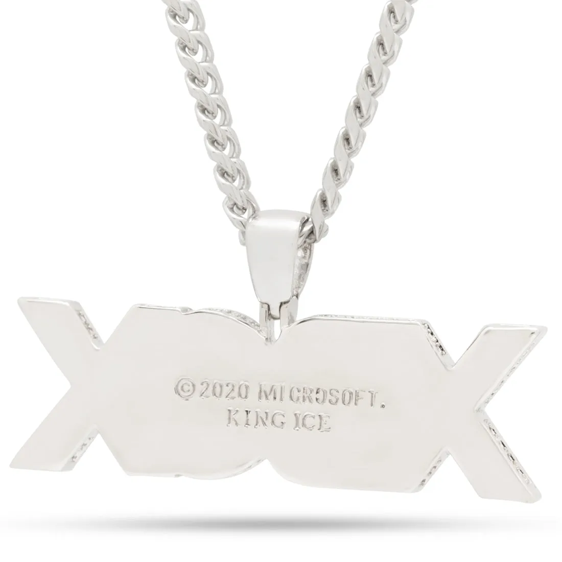 Xbox x King Ice - Emerald Xbox Logo Necklace