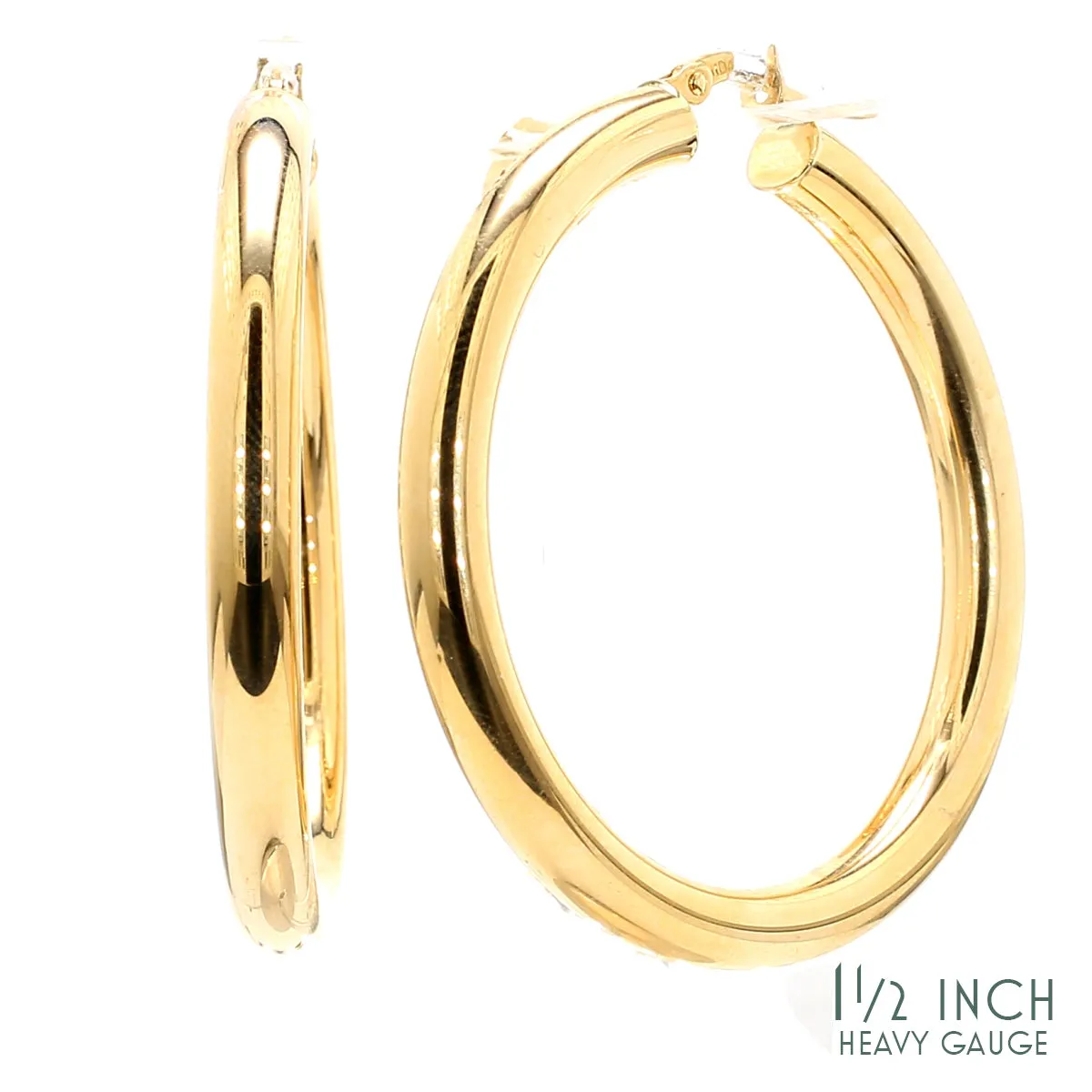 Yellow Gold Hoop Earrings